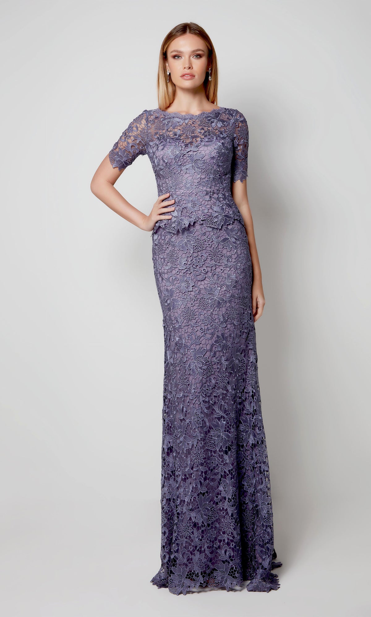 ALYCE Paris 27555 Special Occasion Illusion Chic Straight Dress