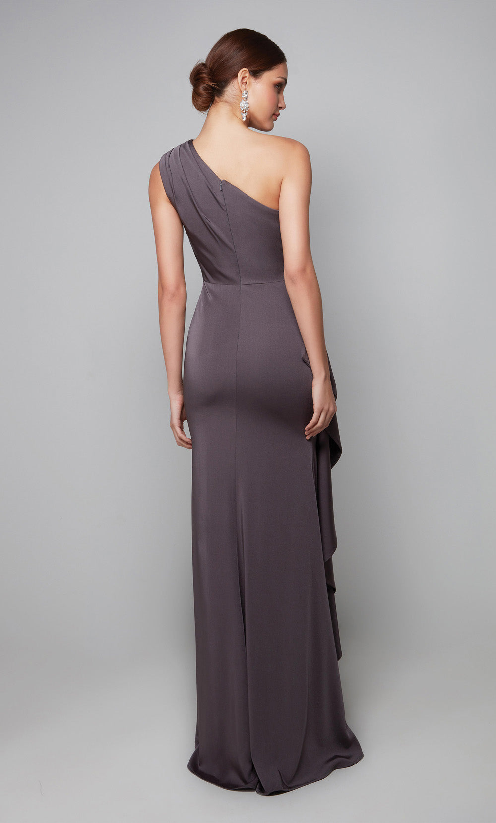 ALYCE Paris 27624 Special Occasion One Shoulder Ruched/draped Straight Dress