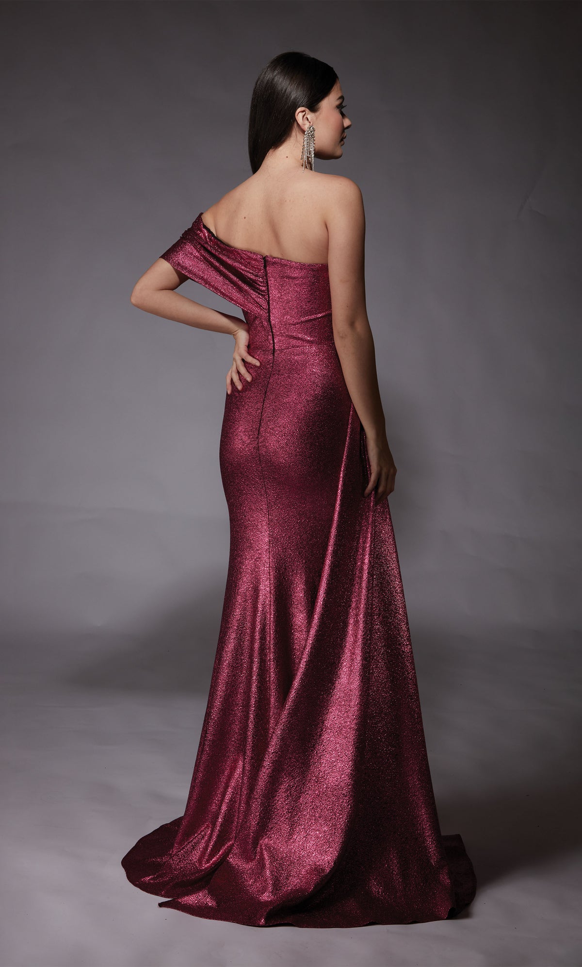 Formal Dress: 27663. Long, Off The Shoulder, Straight