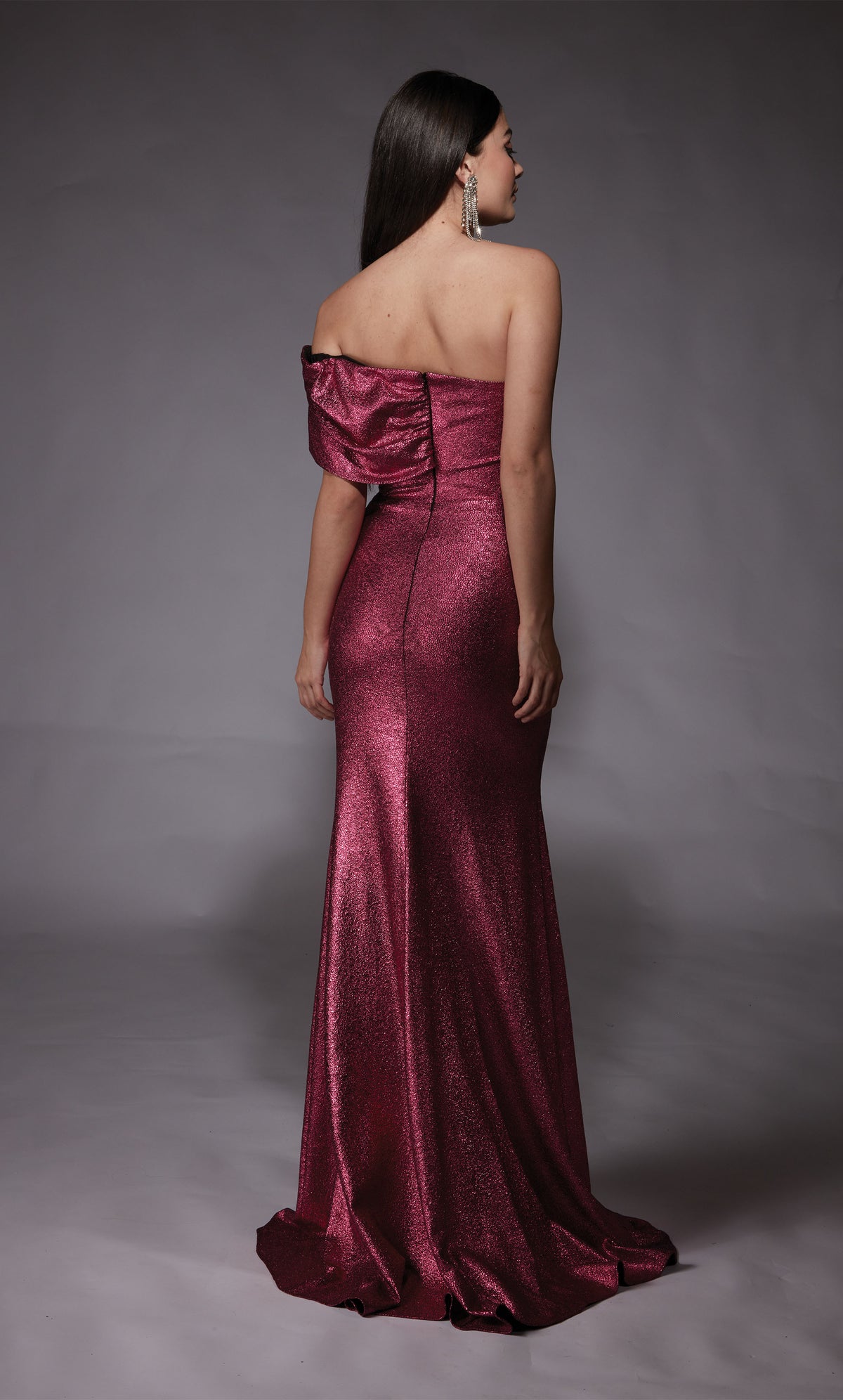 Formal Dress: 27663. Long, Off The Shoulder, Straight