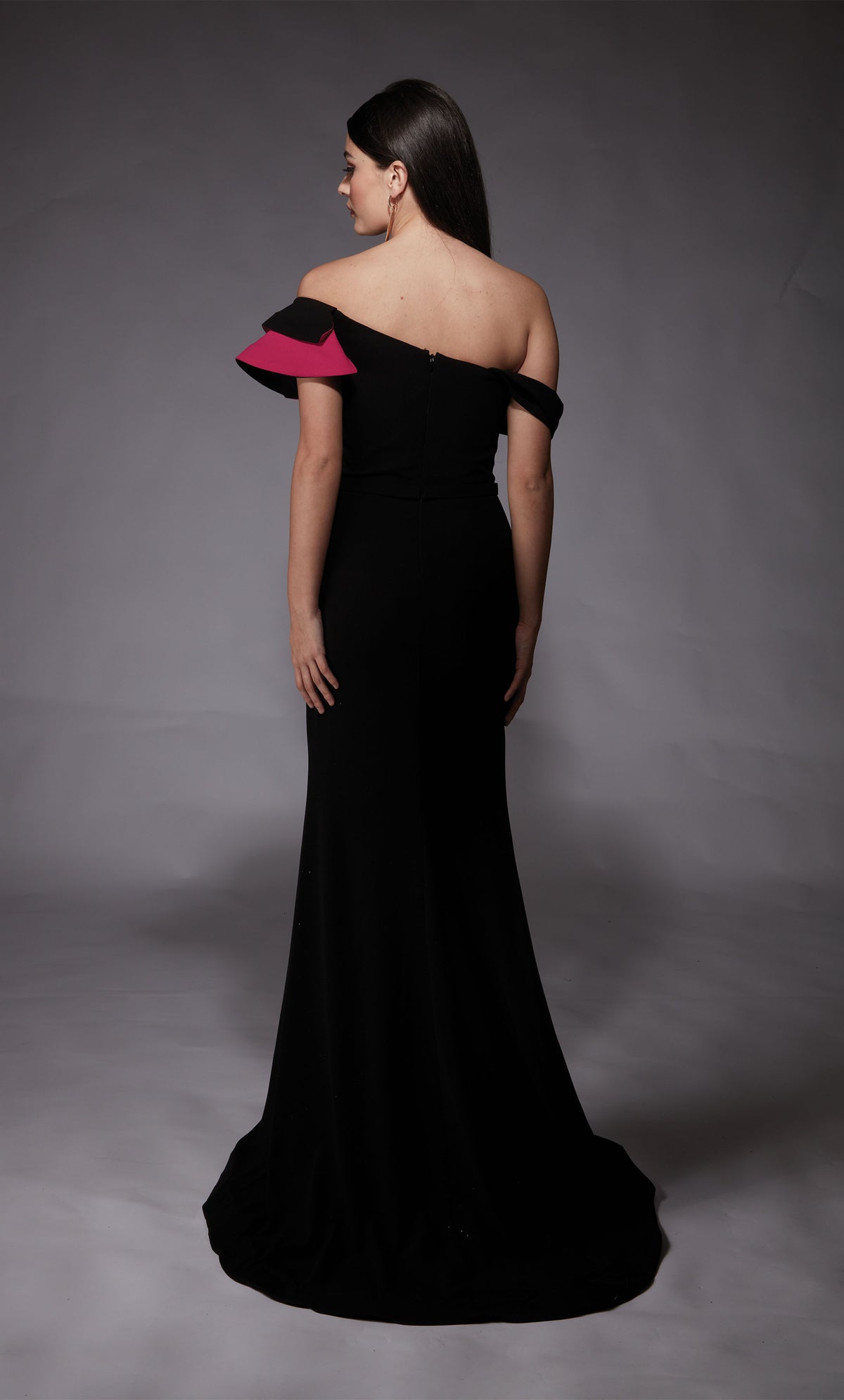 Formal Dress: 27672. Long, Off The Shoulder, Straight