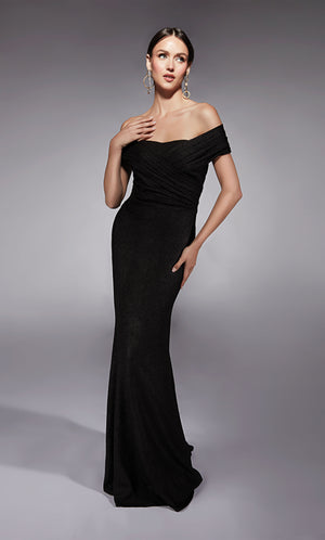 Formal Dress: 27767. Long, Off The Shoulder, Straight