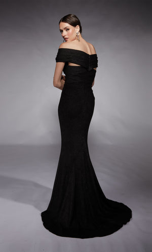 Formal Dress: 27767. Long, Off The Shoulder, Straight