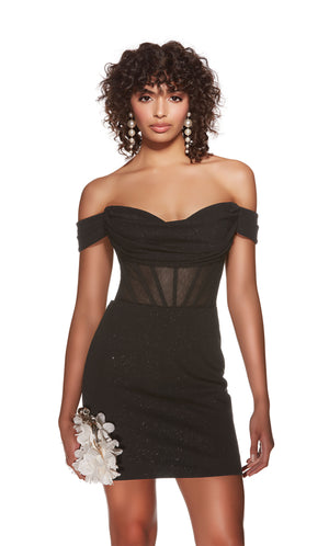 Formal Dress: 4819. Short, Off The Shoulder, Straight