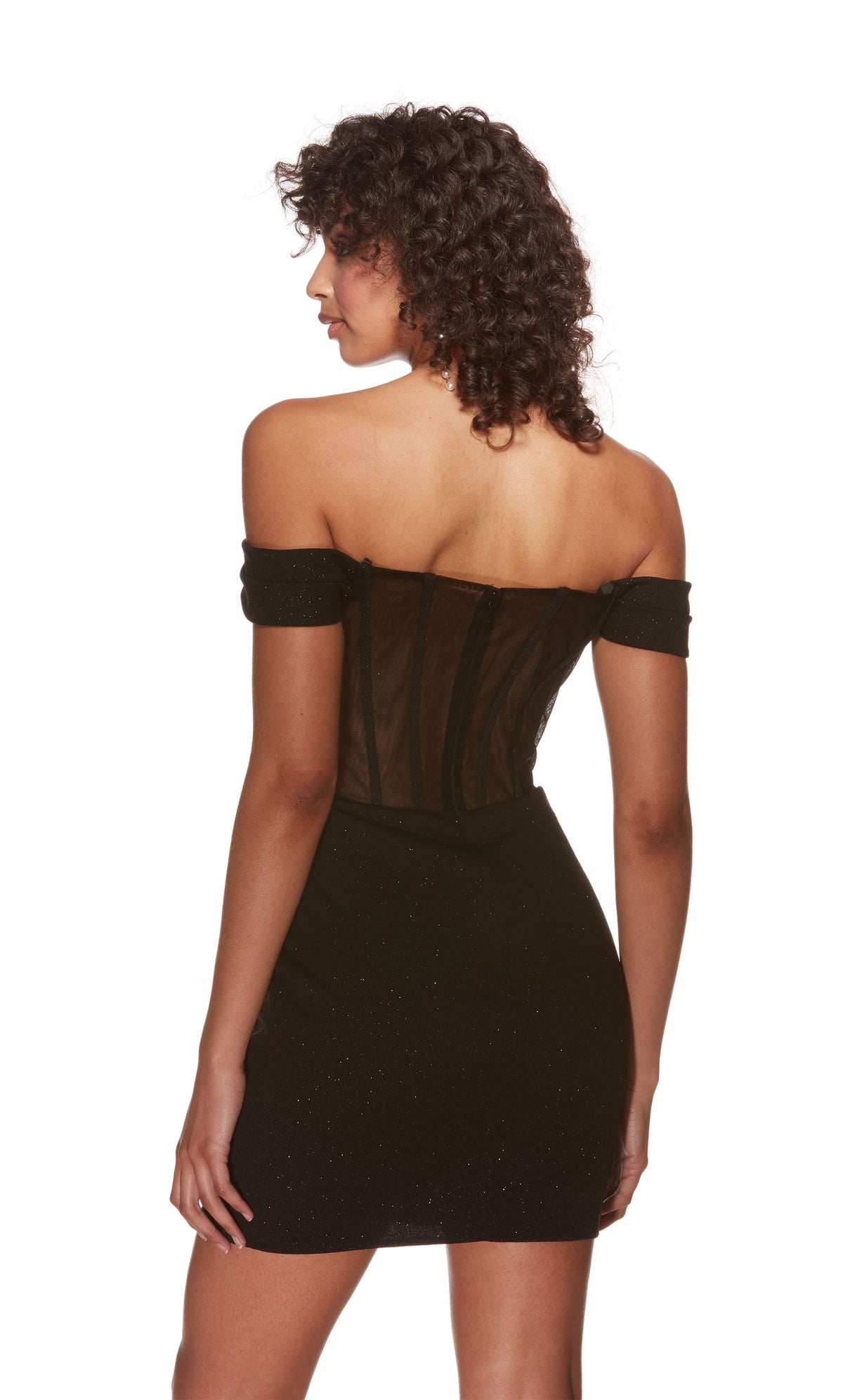 Formal Dress: 4819. Short, Off The Shoulder, Straight