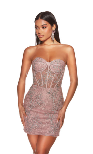 Formal Dress: 4865. Short, Sweetheart Neckline, Straight