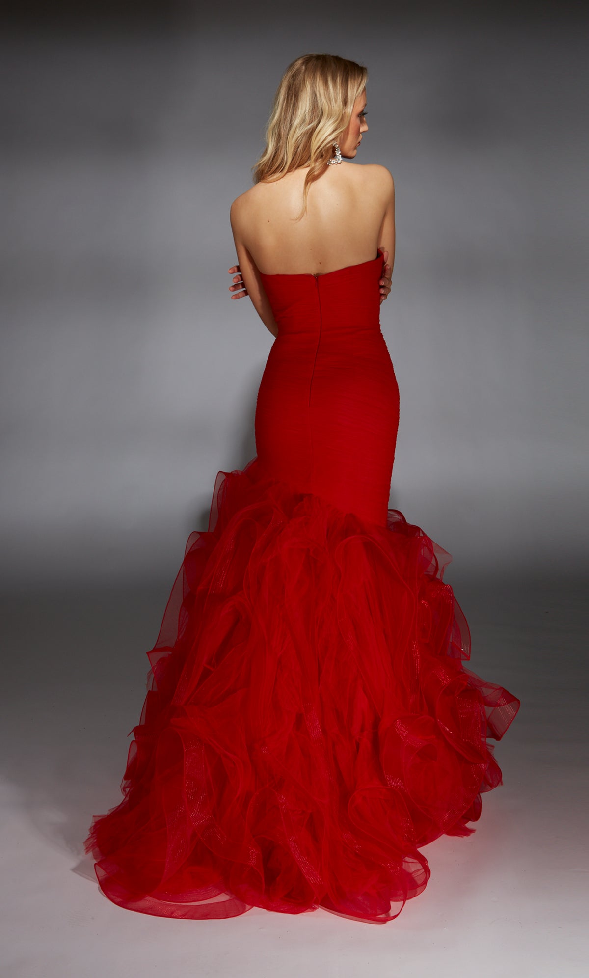 Formal Dress: 61739. Long, Strapless, Mermaid, Closed Back