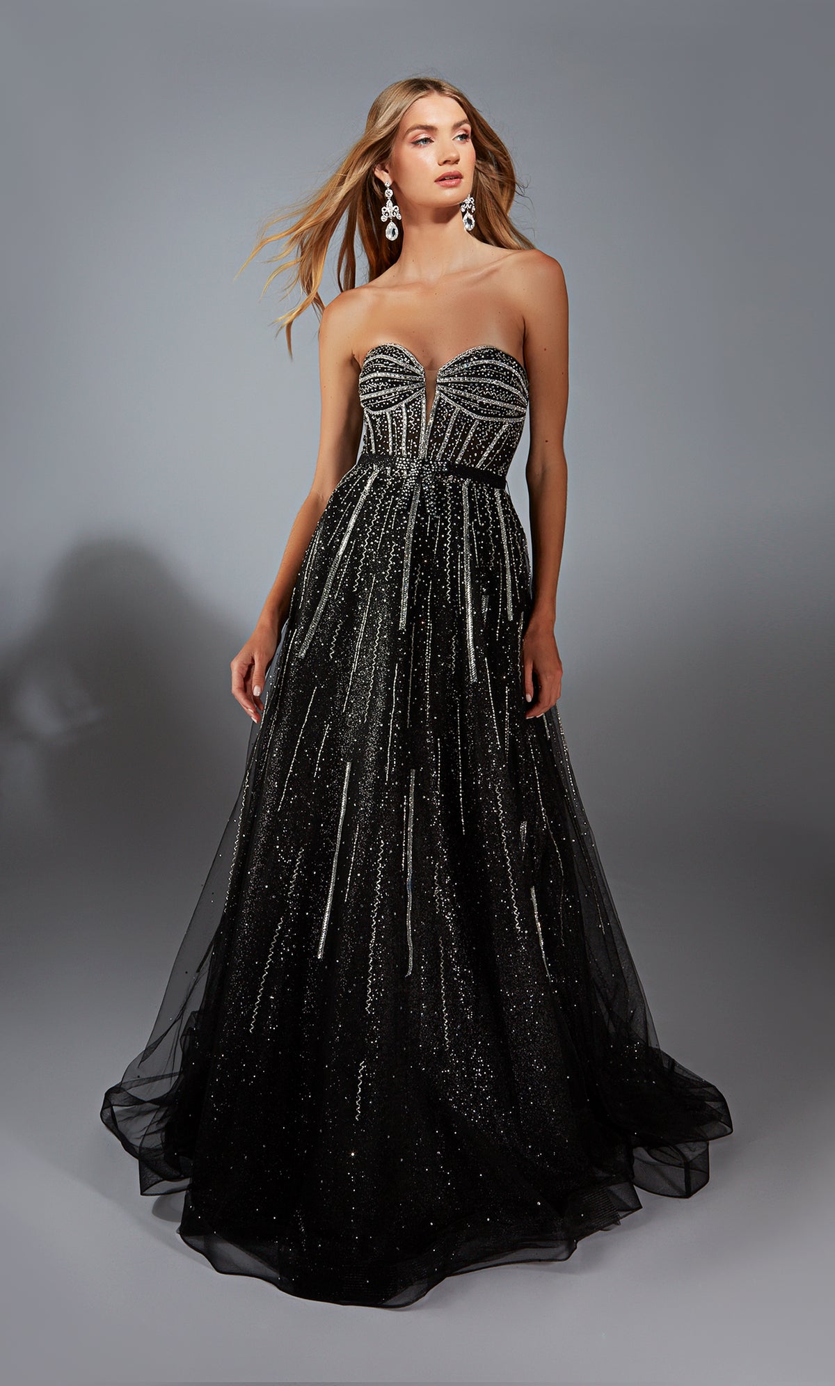 Formal Dress: 61770. Long, Strapless, Medium Fullness, Closed Back