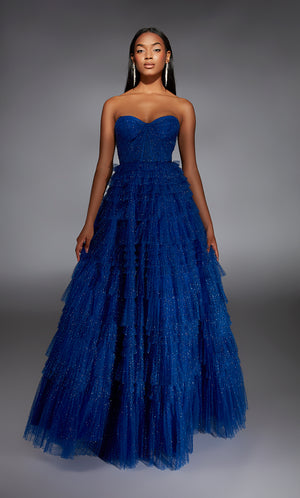 Formal Dress: 61774. Long, Strapless, Ballgown, Closed