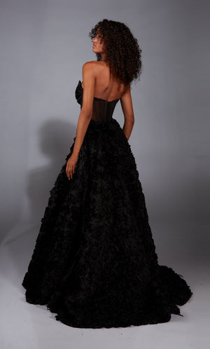 Formal Dress: 61775. Long, Strapless, Ballgown, Closed