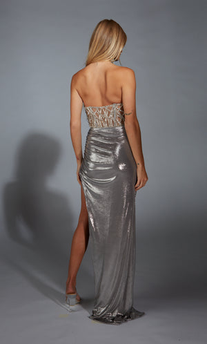 Formal Dress: 61780. Long, Strapless, Straight, Closed Back