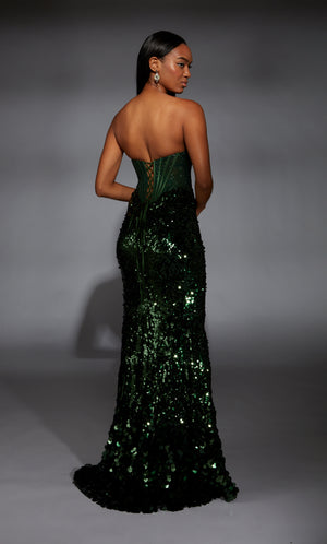 Formal Dress: 61796. Long, Strapless, Straight, Closed Back