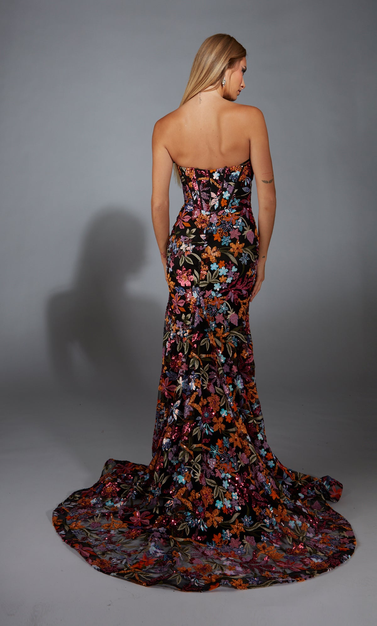 Formal Dress: 61810. Long, Strapless, Mermaid, Closed Back