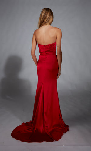 Formal Dress: 61826. Long, Off The Shoulder, Fit N Flare, Closed Back