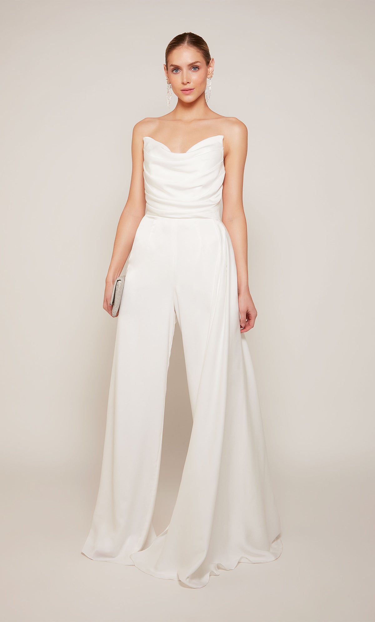 Formal Dress: 70050. Long, Strapless, Jumpsuit, Closed Back