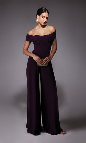 Formal Dress: 70067. Short, Off The Shoulder, Jumpsuit