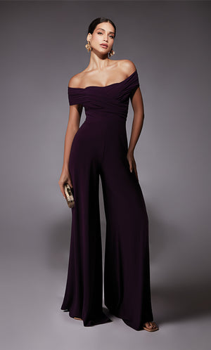 Formal Dress: 70067. Short, Off The Shoulder, Jumpsuit