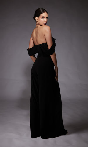 Formal Dress: 70068. Short, Off The Shoulder, Jumpsuit