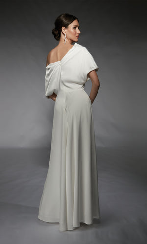 Formal Dress: 70072. Short, One Shoulder, Jumpsuit, Closed Back