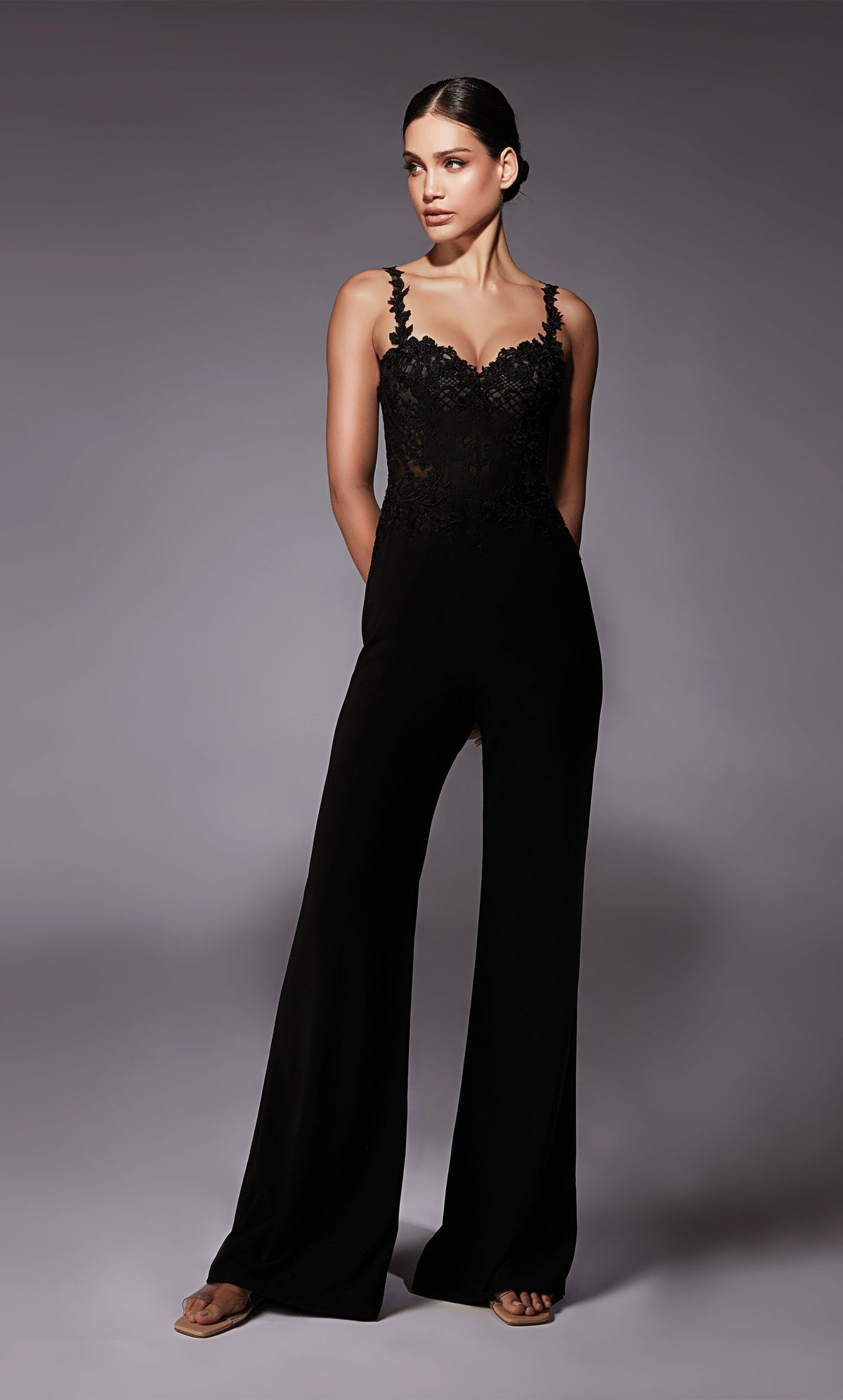 Formal Dress: 70074. Short, Sweetheart Neckline, Jumpsuit