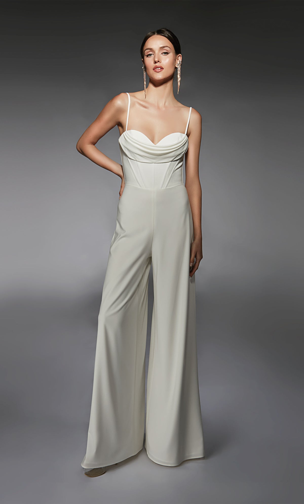 Formal Dress: 70075. Short, Sweetheart Neckline, Jumpsuit