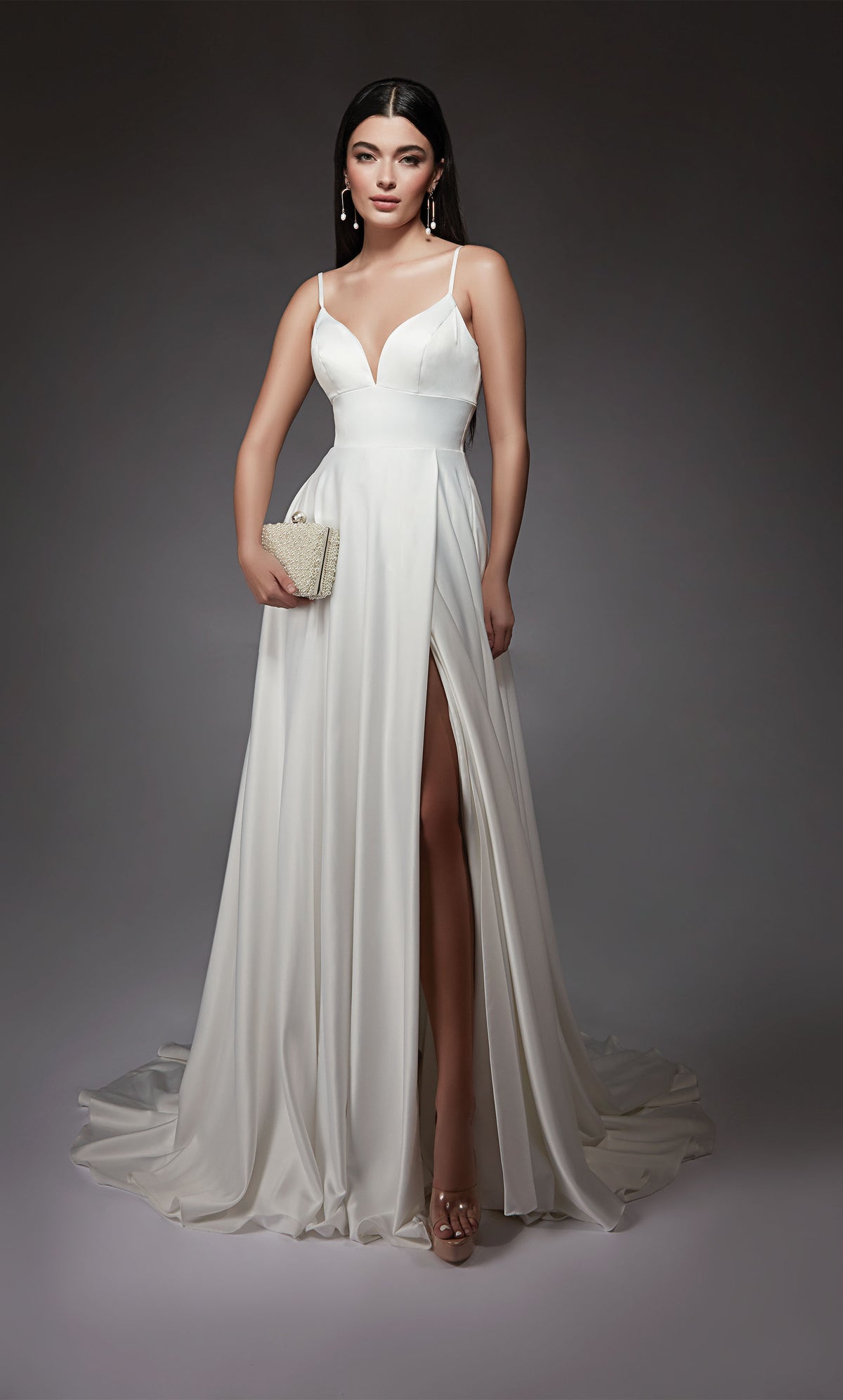 Formal Dress: 7095. Long, Sweetheart Neckline, A-line