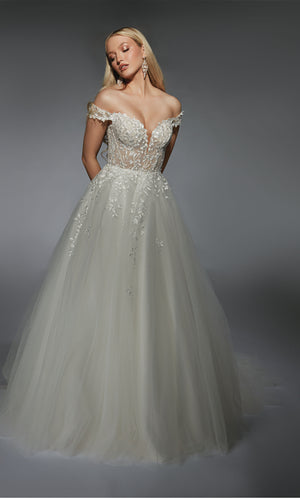 Formal Dress: 7129. Long, Off The Shoulder, Ball Gown