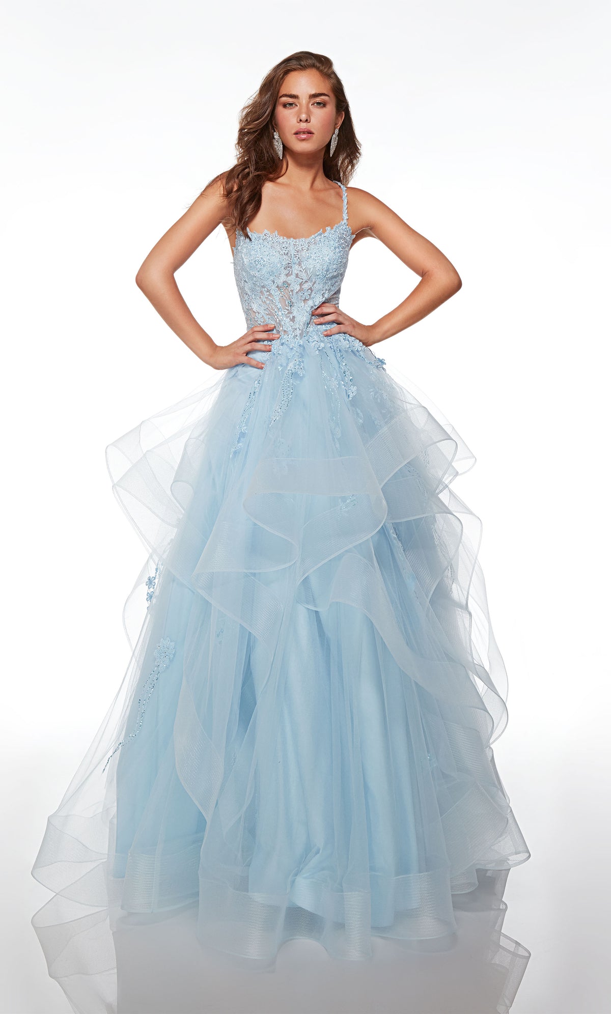 Formal Dress: 61094. Corset Dress, Sweetheart Neckline, Ballgown