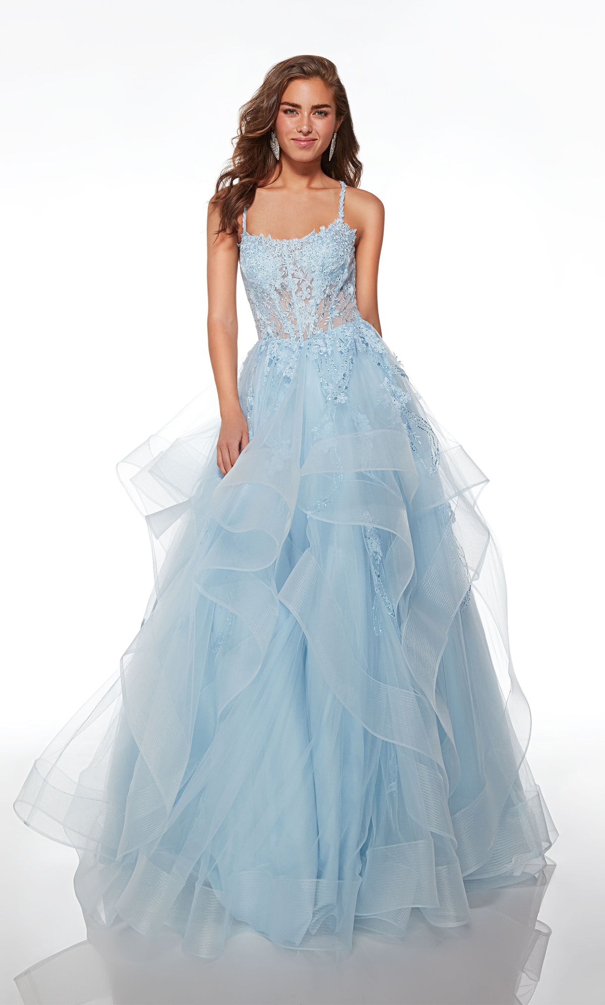 Formal Dress: 61094. Corset Dress, Sweetheart Neckline, Ballgown