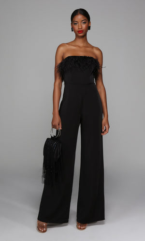 Formal Dress: 1706. Long Jumpsuit, Strapless, Jumpsuit Alyce Paris