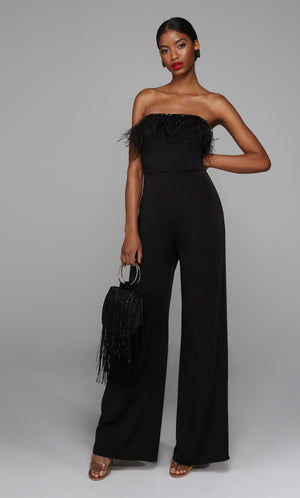 Formal Dress: 1706. Long Jumpsuit, Strapless, Jumpsuit Alyce Paris