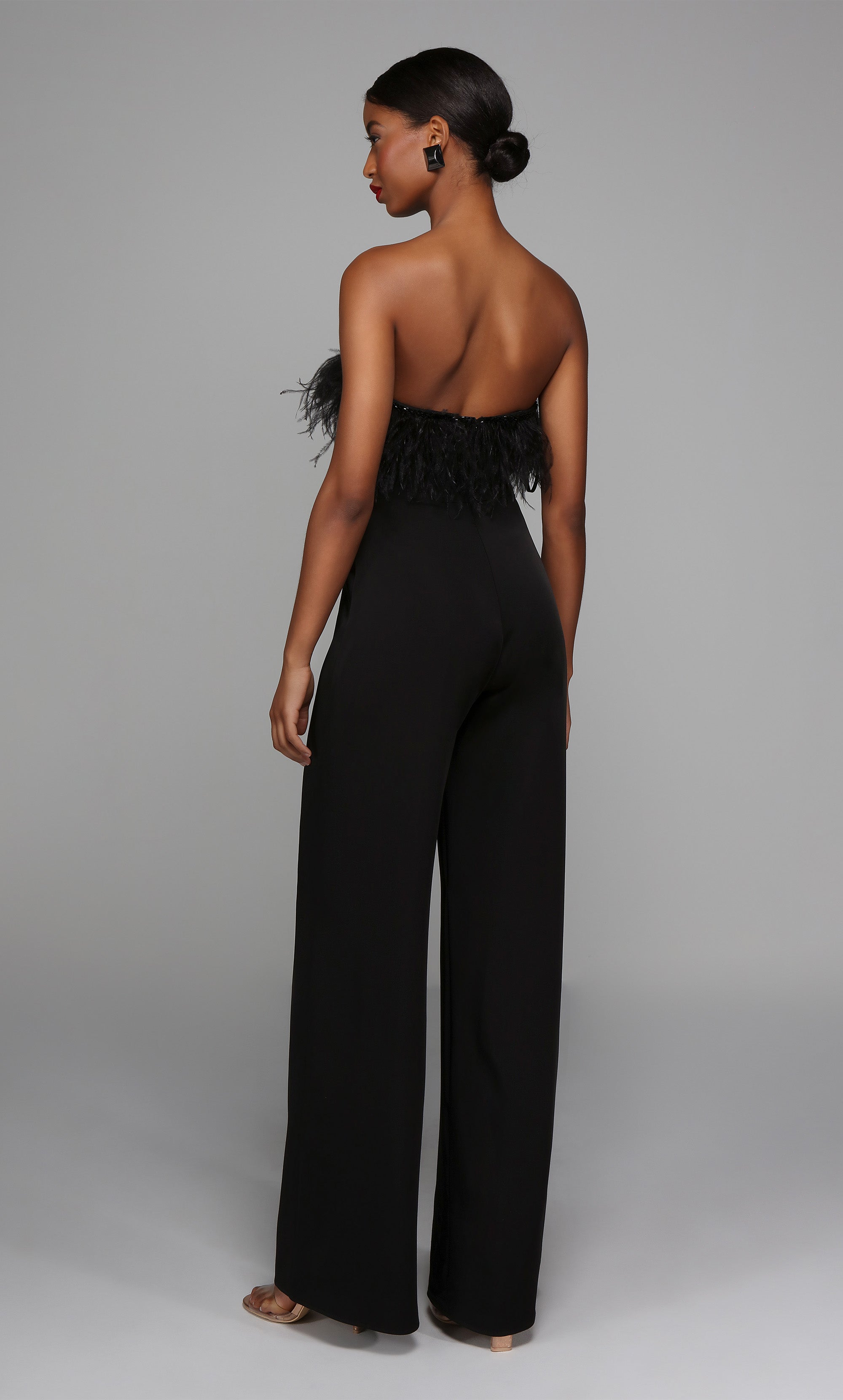 Formal Dress: 1706. Long Jumpsuit, Strapless, Jumpsuit Alyce Paris