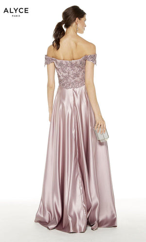 Formal Dress: 27393. Long, Off The Shoulder, Medium Fullness Alyce Paris