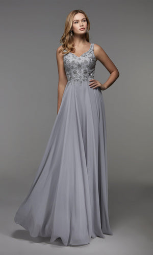 Formal Dress: 27473. Long Evening Dress, Sweetheart Neckline, Flowy Alyce Paris