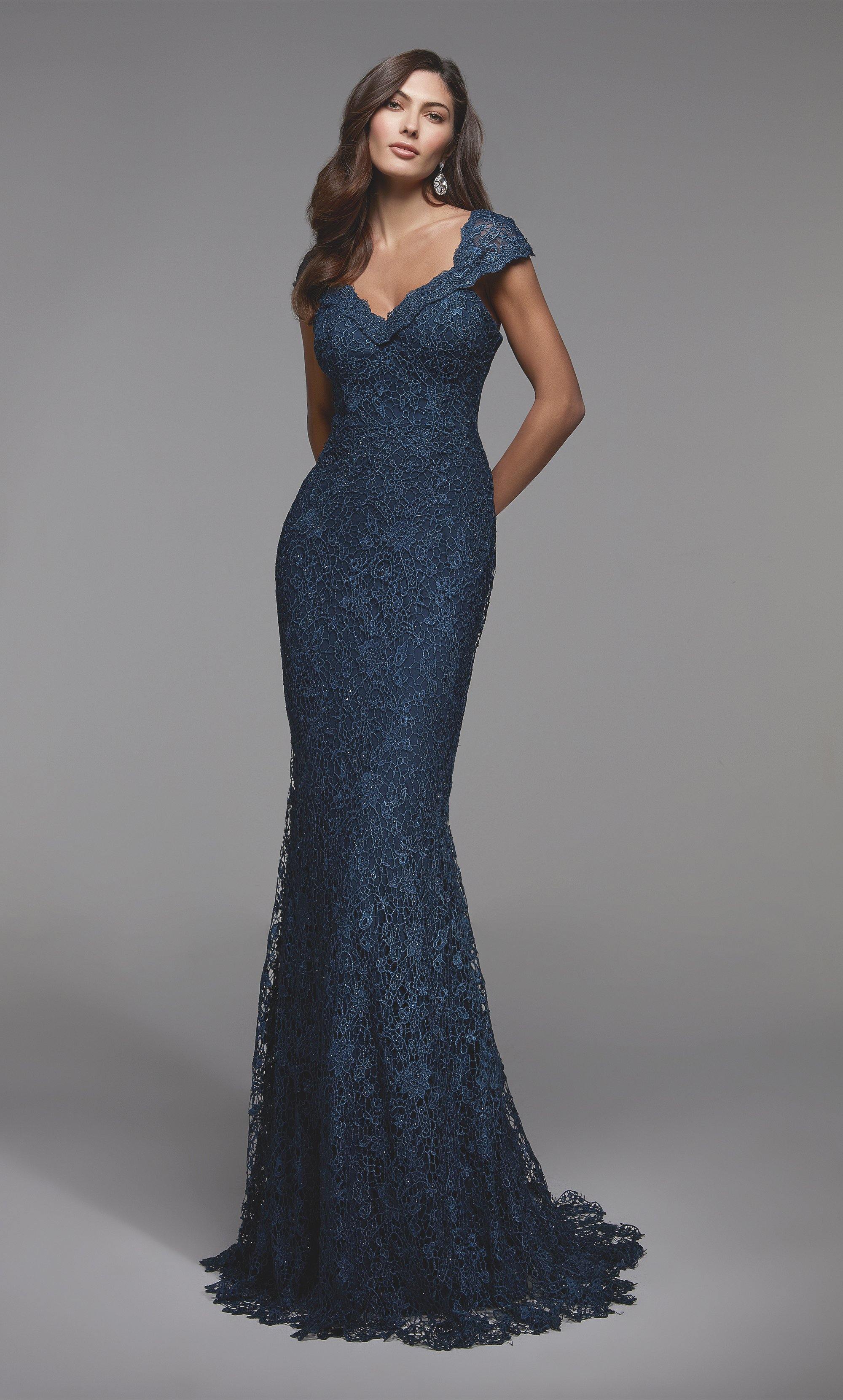 Formal Dress: 27496. Long Fitted Dress, Sweetheart Neckline, Fit N Flare Alyce Paris