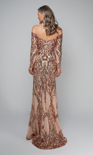 Formal Dress: 27544. Long Sexy Dresses, Off The Shoulder, Fit N Flare Alyce Paris