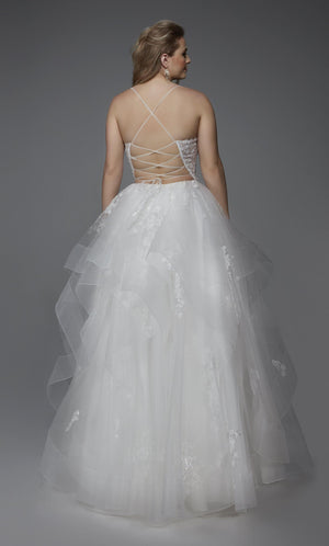 Formal Dress: 60903. Long, Plunging Neckline, Ballgown Alyce Paris